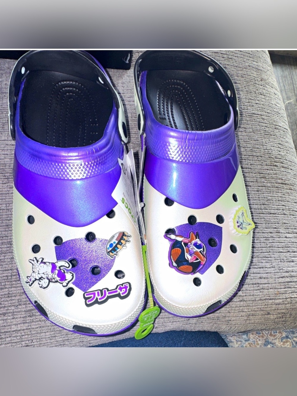 Dragon Ball Z x Crocs Classic Clog Frieza Limited Edition Purple White - Size 12